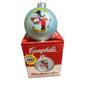 Vintage Campbell Soup 1998 Collector's Christmas Ornament